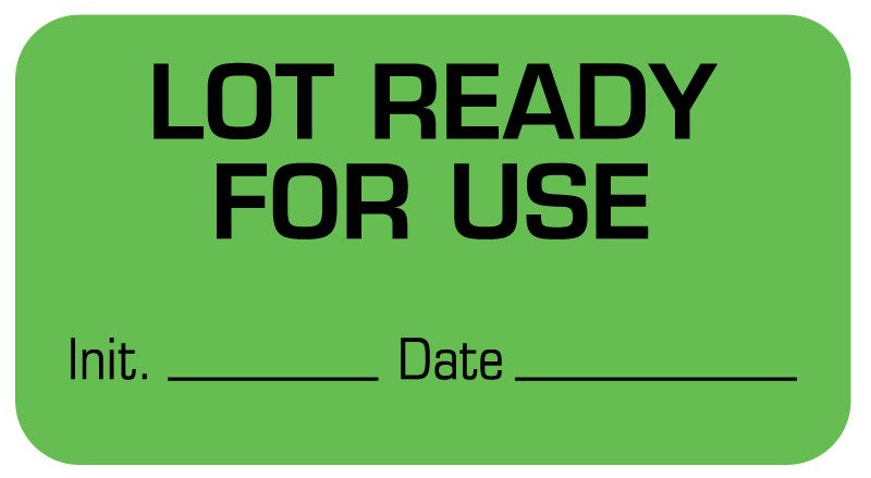 Medical Labels - Quality Control Label, Removable, 1-5/8" x 7/8"