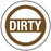 Medical Labels - DIRTY Label, 1-1/2" x 1-1/2"
