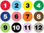 Medical Labels - Inventory Numeric Kit, 12 Month Rolls, 500/Roll, 1" Rnd