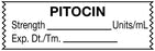 Medical Labels - Anesthesia Tape, Pitocin units/mL, 1-1/2" x 1/2"