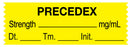 Medical Labels - Anesthesia Tape, PRECEDEX mg/mL 1-1/2" x 1/2"