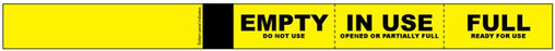 Medical Labels - Cylinder Tyvek Status Band, 12" x 1"