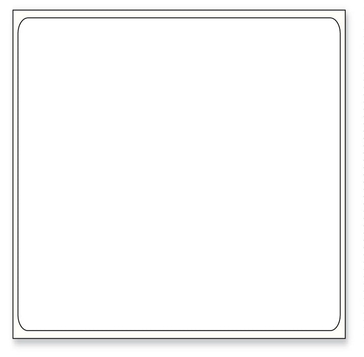 Medical Labels - Thermal Transfer Printer Label, 3" Core, 2" x 2"