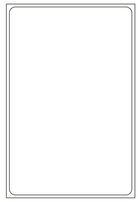 Medical Labels - Thermal Transfer Printer Label, 3" Core, 2" x 3"