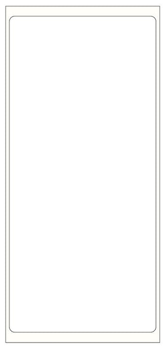 Medical Labels - Thermal Transfer Printer Label, 3" Core, 3-1/2" x 8"