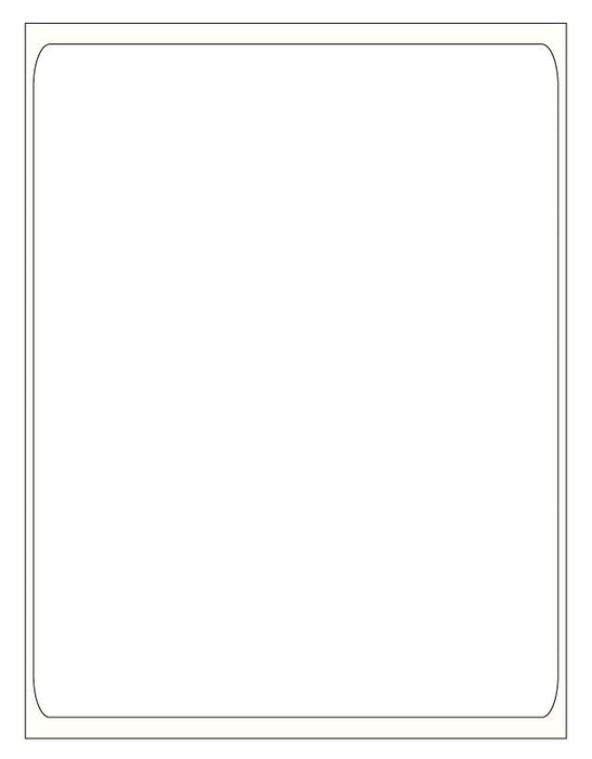 Medical Labels - Thermal Transfer Printer Label, 3" Core, 4" x 5"