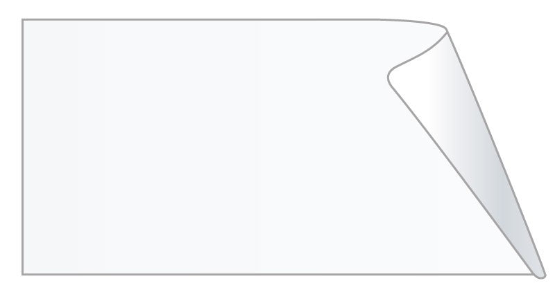 Medical Labels - Unishield Clear Label Protector, 1" x 2-1/4"