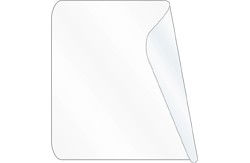 Medical Labels - Unishield Clear Label Protector, 1-1/2 " x 1-1/4"