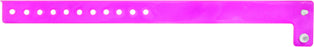 Medical Labels - Pink Blank Vinyl Edgeglow Wristband, 10-1/8" X 3/4"