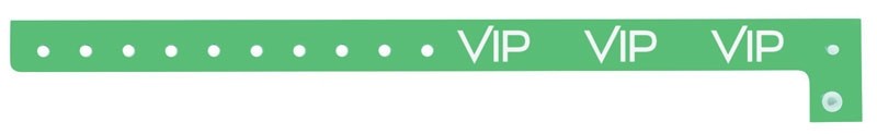 Medical Labels - Plastic Wristband - VIP,10"x 5/8"