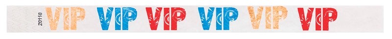 Medical Labels - TYVEK Wristband - VIP,10"x 3/4"