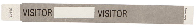 Medical Labels - Tyvek Visitor Wristband, 10" x 1"