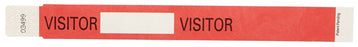 Medical Labels - Tyvek Visitor Wristband, 10" x 1"