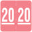 Medical Labels - UAL 2019 Year Label, 1-7/8" x 1-7/8"