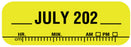 Medical Labels - X-Ray Date Label Jul 202__, 1-1/2" x 1/2"