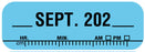 Medical Labels - X-Ray Date Label Sep 202__, 1-1/2" x 1/2"