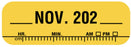 Medical Labels - X-Ray Date Label Nov 202__, 1-1/2" x 1/2"