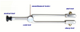 US Neurologicals - Tuning Fork Aluminum 128 cps - TF-17