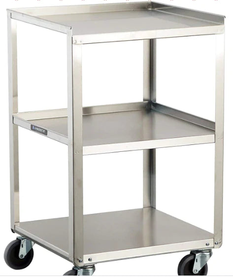 Lakeside Manufacturing - Mobile Equipment Stand Stainless steel 16-3/4 X 18-3/4 X 31 Inch Shelf: 16 X 18-3/8 Inch - 469