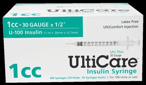 Insulin Syringe with Needle