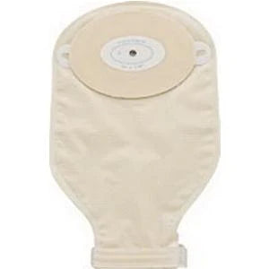 Nu-Flex Nu-Comfort - Post-Op Ostomy Pouch Two-Piece System Drainable Oval, Deep Convex, Trim to Fit - 40-7244-DC