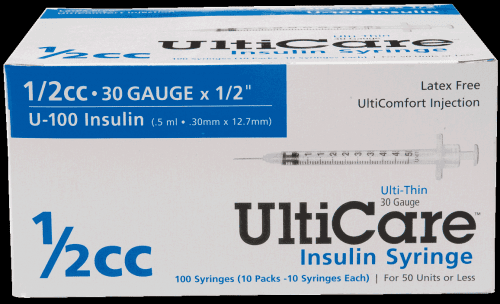 Insulin Syringe with Needle