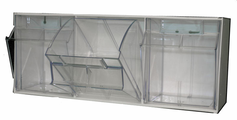Waterloo Industries - Tilt Front Bin Clear Plastic - TB-3