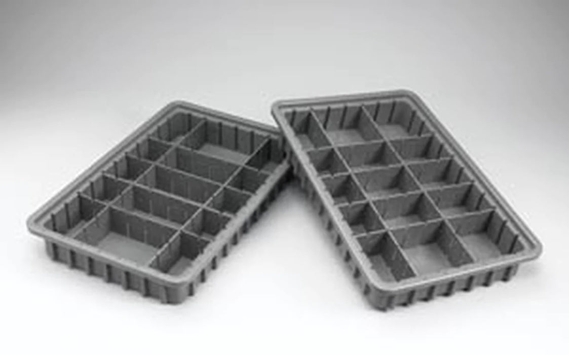 Lakeside - Drawer Tray Divider Kit 3 Inch Gray - LMT-3K