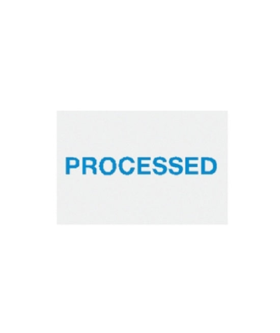 Label Processed White 