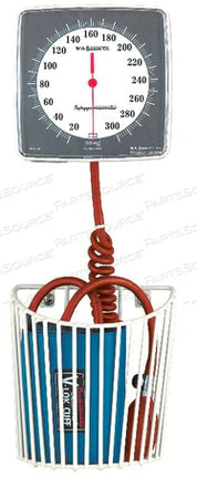 Calibrated V-Lok - Aneroid Sphygmomanometer Unit 2-Tubes Adult Large Cuff - 0955NL