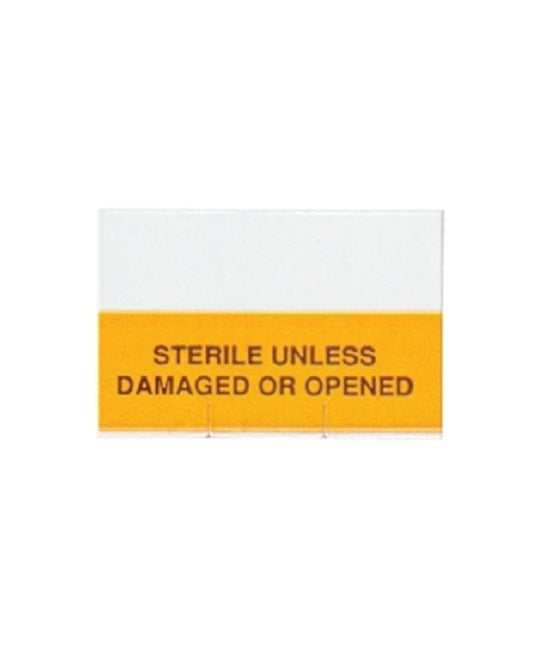 Pre-Printed Label Advisory Label