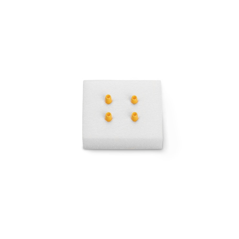 Key Surgical Suture Booties (.062" x .437"), Yellow - VB-1215