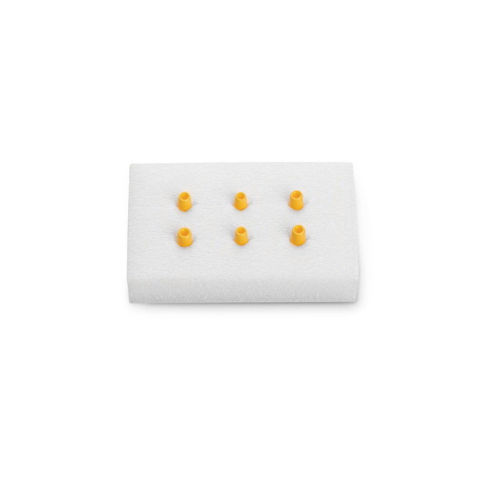 Key Surgical Suture Booties (.062" x .437"), Yellow - VB-1315-3