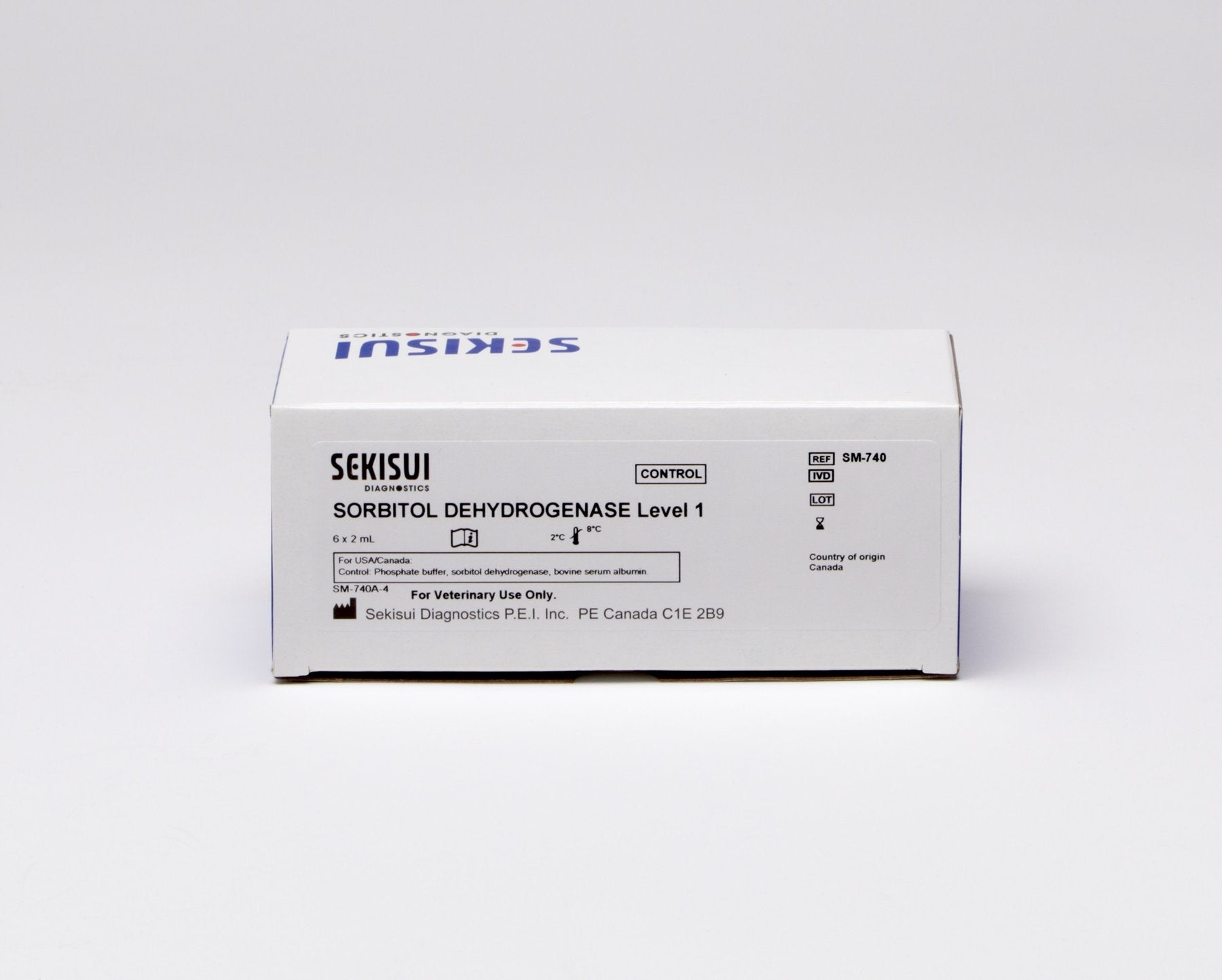 Sekisui Diagnostics Control Sorbitol Dehydrogenase Level 2 6 X 2 mL - SM-741