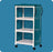 IPU CART, MULTIPURPOSE 3SHELF STD LINE 26"X20" - VLMPC375