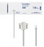 Welch Allyn Cuff, Vinyl Adult, 1-Tube, SC - VINYL-11-1SC