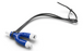 Welch Allyn BP Cuff Adapter, Single Female Luer-Slip (1391) to Double Female Bayonet (Rectus) Metal Connector, and Inflation Bulb and Valve - 9267