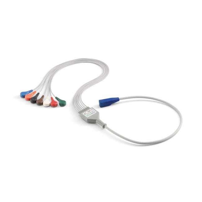 Welch Allyn 7 Lead Patient Cable, Aha, HR100 - 704547