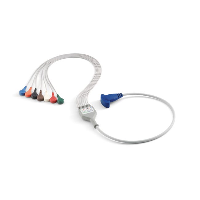 Welch Allyn 7 Lead Patient Cable, Aha, Holter Recorder 300 & 1200 - 704549