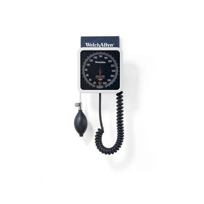 Welch Allyn 767 Tycos Wall Aneroid Sphygmomanometer Unit with One-Piece Child Cuff - 7670-01C
