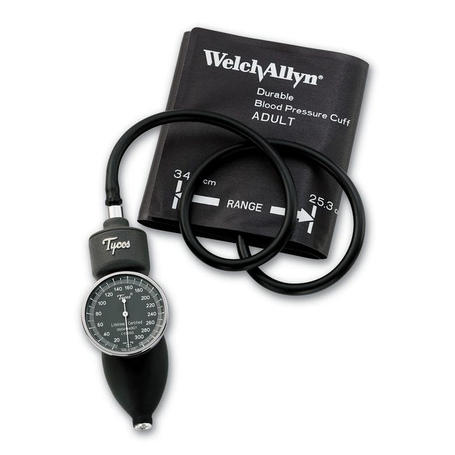 Welch Allyn Tycos Classic Hand Aneriod, Adult Cuff - 5098-02CB