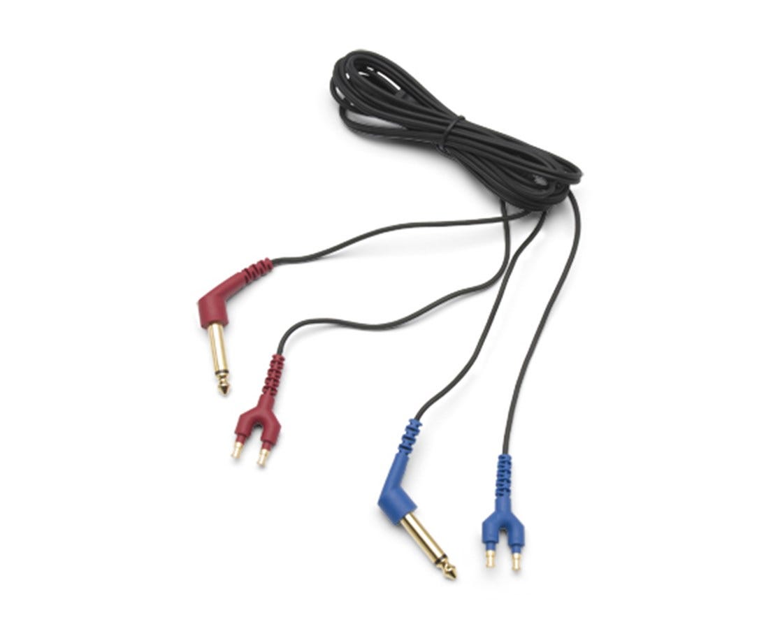 Welch Allyn Audiometry Y-Cord Headset, 2Plug, Shielded - 28210