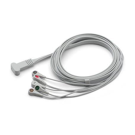 Welch Allyn Connex Vital Signs Monitor 5-Lead AHA ECG Patient Cable for Connex Vital Signs Monitors - 6000-CBL5A