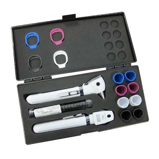 Welch Allyn SureColor LED 2.5 V Pocket Plus Diagnostic Set, Vanilla - 92880-WHT