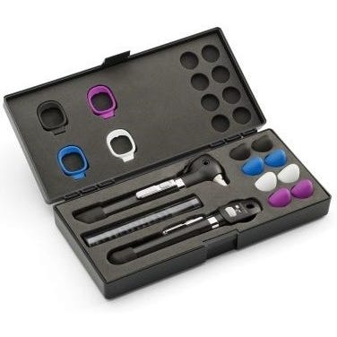 Welch Allyn SureColor LED 2.5 V Pocket Plus Diagnostic Set, Blueberry -  92880-BLU