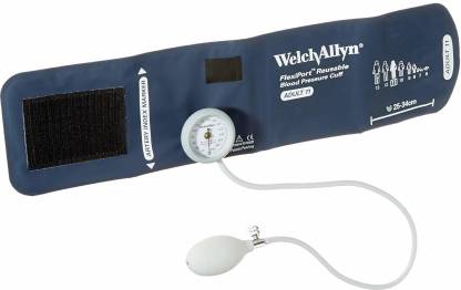 Welch Allyn Gauge with Durable Two Piece Cuff and Bladder, Adult - DS44-11CB