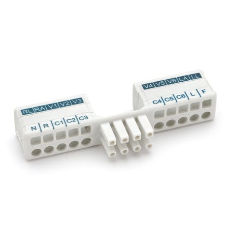 Welch Allyn Lead wire combiner for WAM Leads 10 POS IEC, AHA Gray, for Welch Allyn ELI 150c, 250c, 230, 280, 380 - 9293-046-07