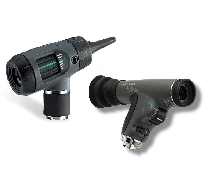 Welch Allyn Macroview Otoscope and Panoptic Ophthalmoscope Head Combo - 23810-PAN