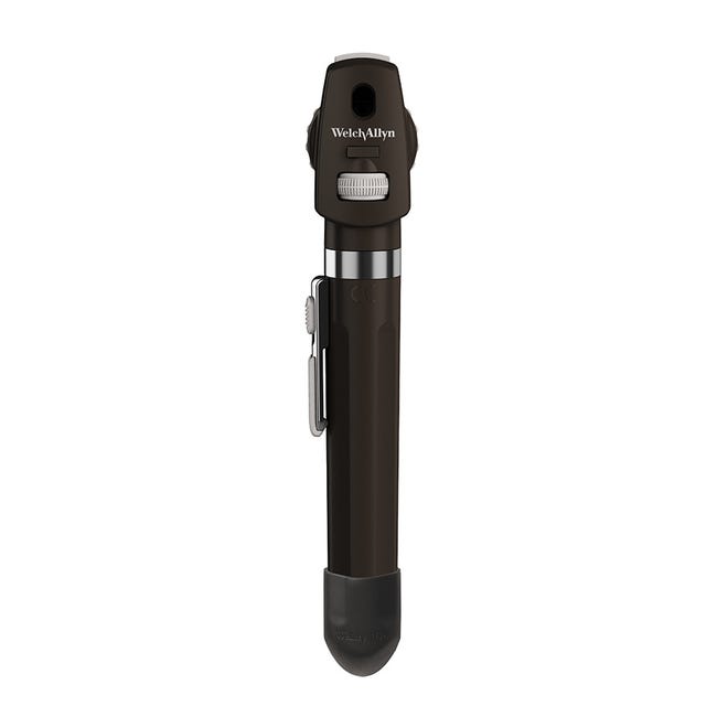 Welch Allyn SureColor LED 2.5 V Pocket Plus Ophthalmoscope with Handle, Onyx - 12880-BLK
