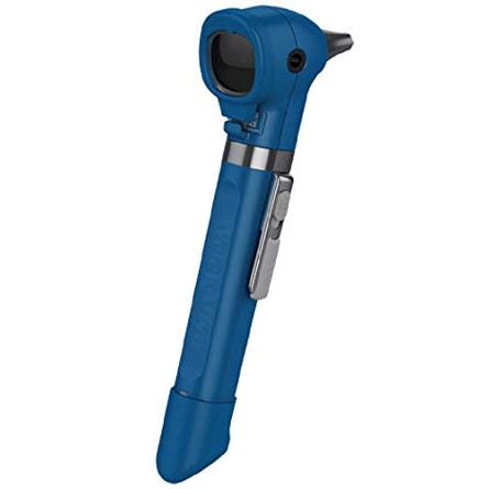 Welch Allyn Pocket Plus Otoscope with Handle, Blueberry - 22880-BLU
